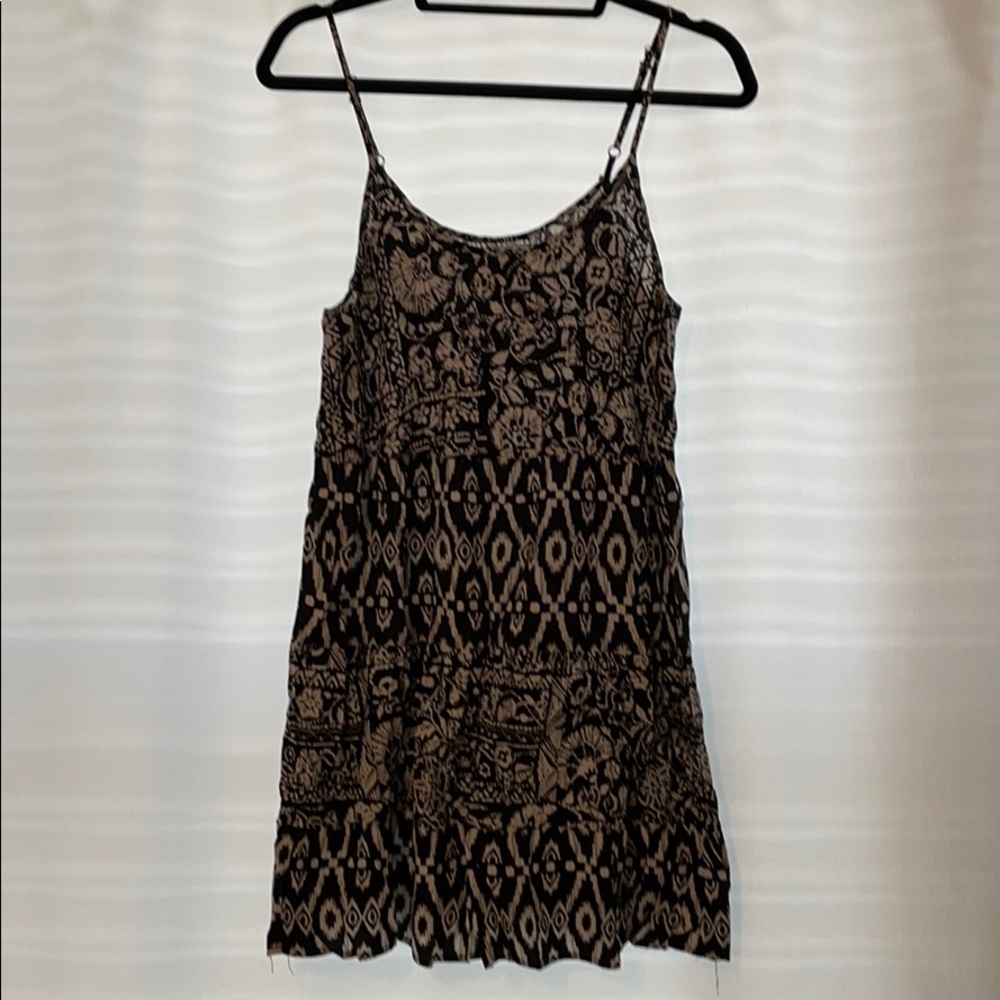 Black and White Patterned Dress